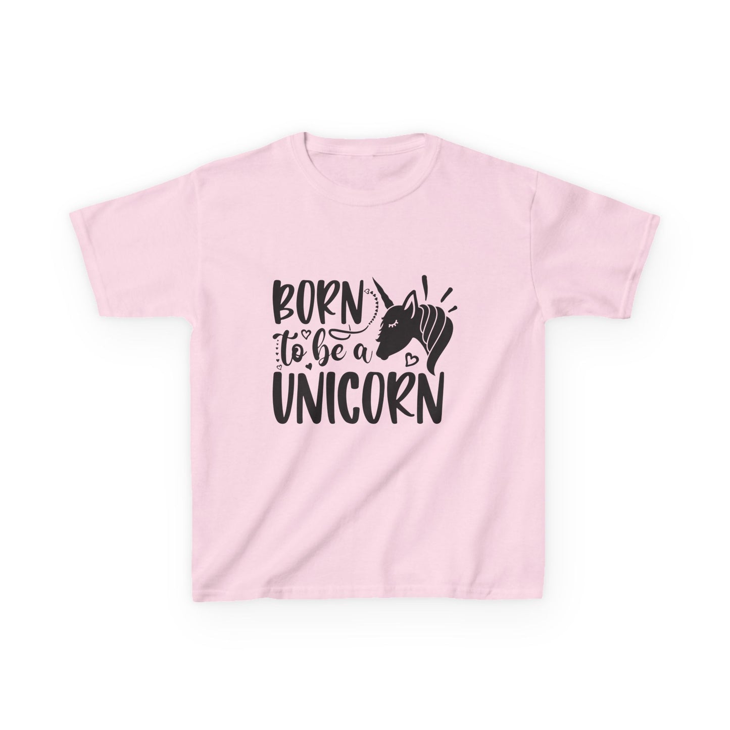 Kids Unicorn T-Shirt - "Born to Be a Unicorn" - Fun Cotton Tee for Boys & Girls