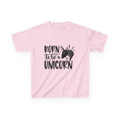 Kids Unicorn T-Shirt - "Born to Be a Unicorn" - Fun Cotton Tee for Boys & Girls