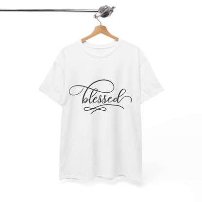 Blessed Unisex Heavy Cotton Tee - Comfortable and Meaningful Shirt for Everyday Wear