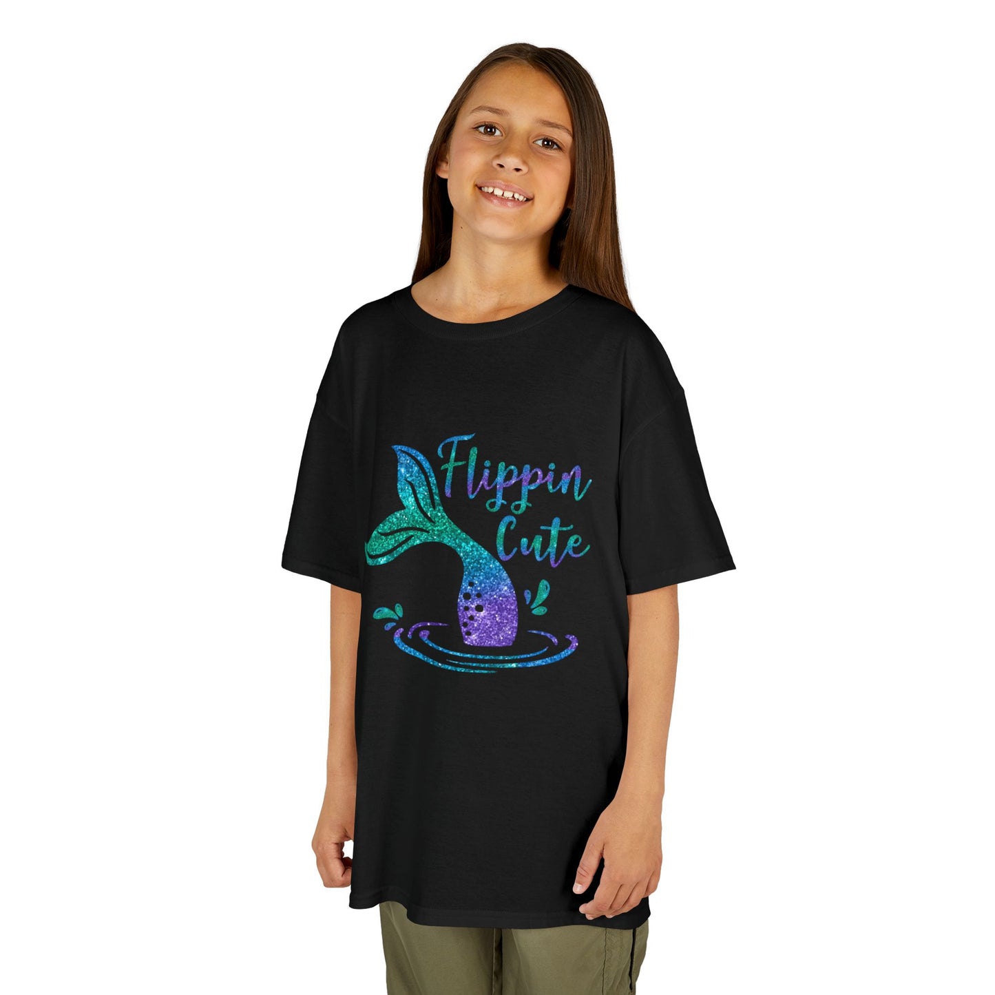 Flippin Cute Kids Tee - Colorful Whale Design for Fun-loving Children