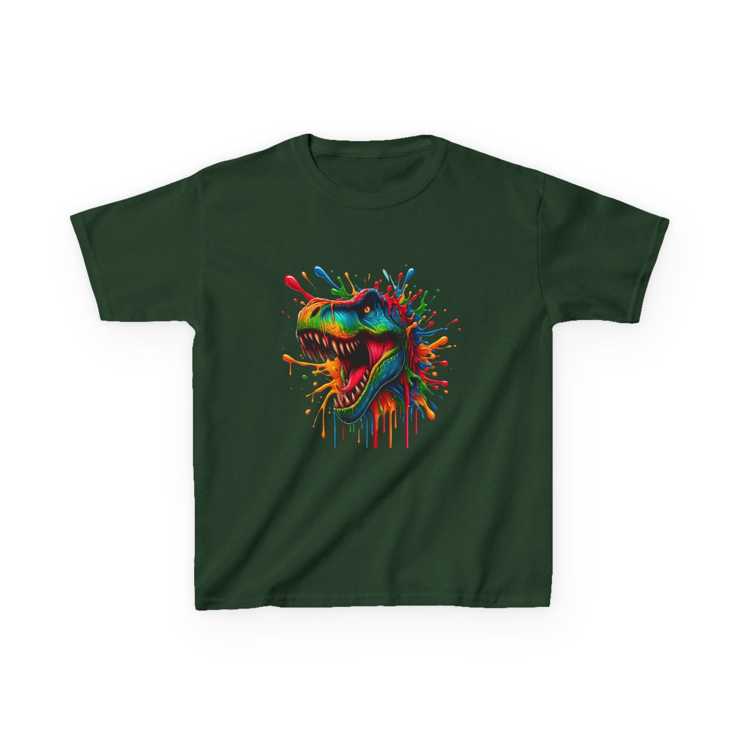 Colorful Dinosaur Kids Heavy Cotton™ Tee