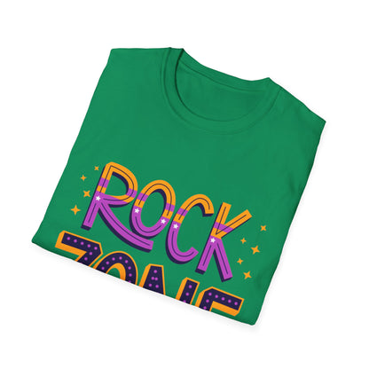 Rock Zone Unisex Softstyle T-Shirt, Music Lover Tee, Concert Outfit, Festival Wear, Birthday Gift, Casual Style