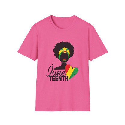 Juneteenth Celebration T-Shirt, Unisex Softstyle Tee, African American Pride Shirt, Freedom Day Apparel, Black History Month Gift