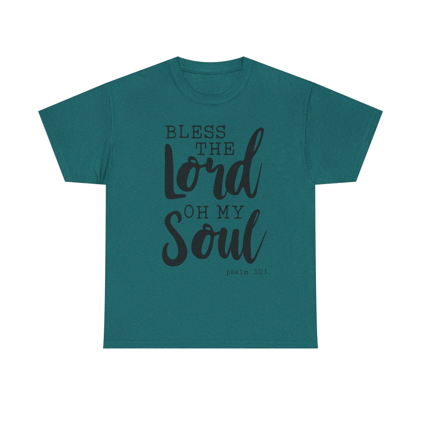 Bless the Lord Unisex Heavy Cotton Tee - Inspirational Christian Shirt