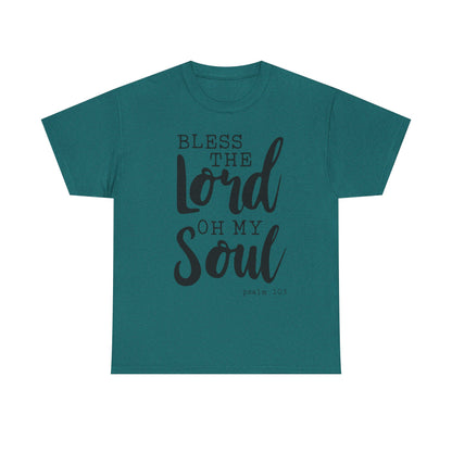 Bless the Lord Unisex Heavy Cotton Tee - Inspirational Christian Shirt