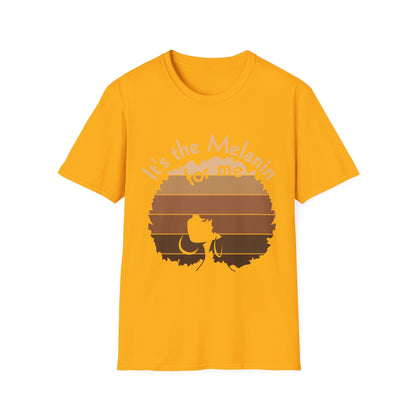 Melanin Vibes Unisex T-Shirt - Celebrate Culture, Perfect for Everyday Wear, Gifts for Her, Birthday, Black History Month, Casual Style