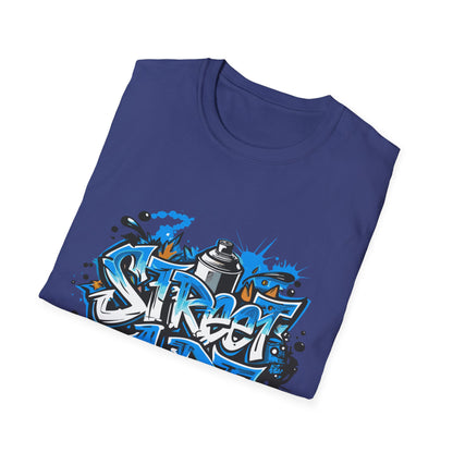 Street Art T-Shirt | Unisex Softstyle Tee, Graffiti Shirt, Urban Vibe Apparel, Casual Streetwear, Gift for Art Lovers