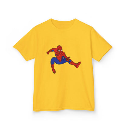 Kids Spiderman Tee, Fun Kids T-Shirt, Superhero Cotton Shirt, Birthday Gift, Kids Party Wear