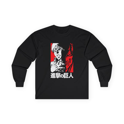 Attack on Titan Anime Long Sleeve Tee — Shingeki no Kyojin Graphic Shirt