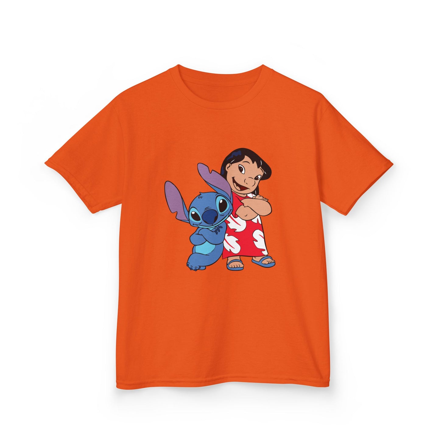 Kids Hawaiian Style T-Shirt with Stitch and Lilo
