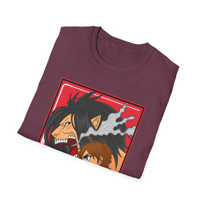 Anime-Inspired Unisex Tee - Softstyle T-Shirt, Casual Gift, Graphic Tee, Manga Apparel, Fan Merchandise