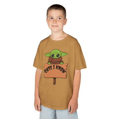 Cute Baby Alien Kids Tee - "Cute I Know" Design for Trendy Kids