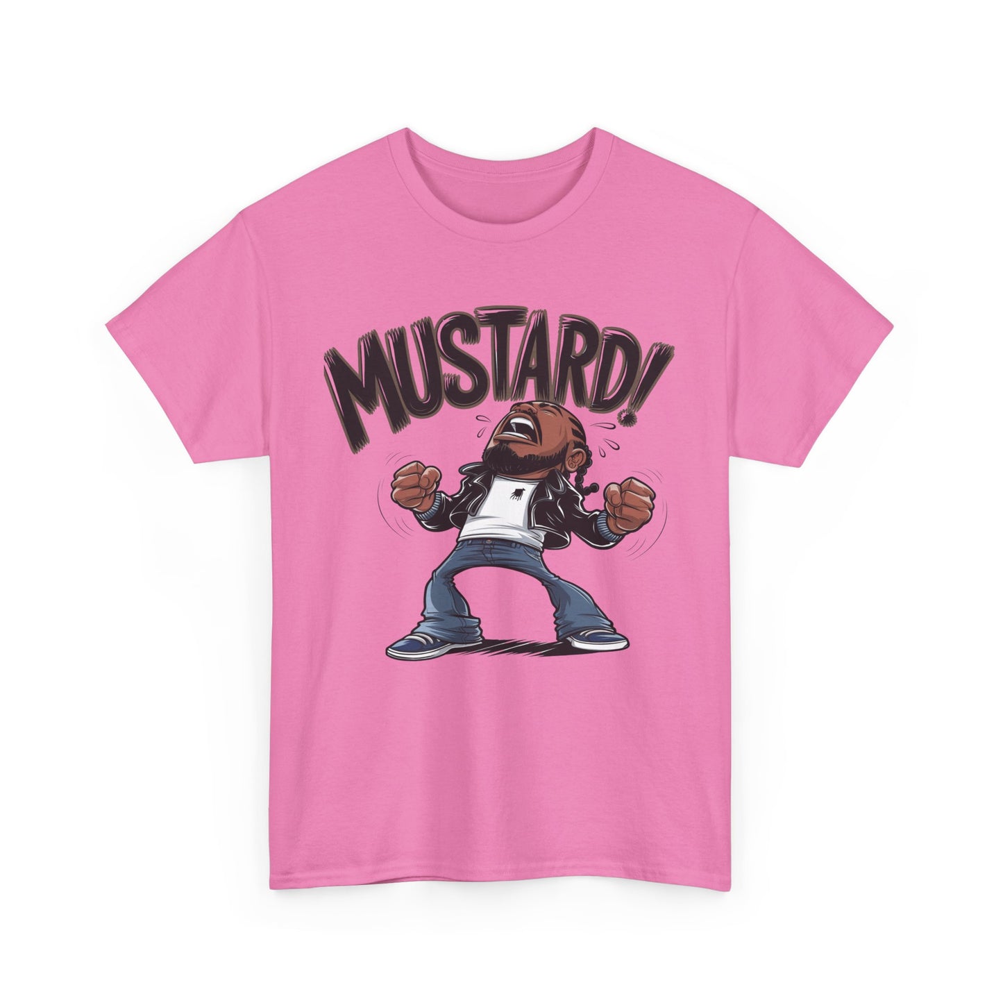 Mustard! Graphic Unisex Heavy Cotton Tee - Fun Casual Streetwear T-Shirt