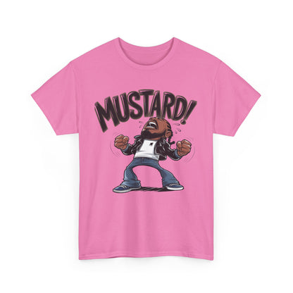 Mustard! Graphic Unisex Heavy Cotton Tee - Fun Casual Streetwear T-Shirt
