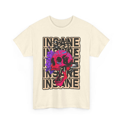 Edgy Skull Art Unisex Heavy Cotton Tee - Perfect for Alternative Fashion Lovers