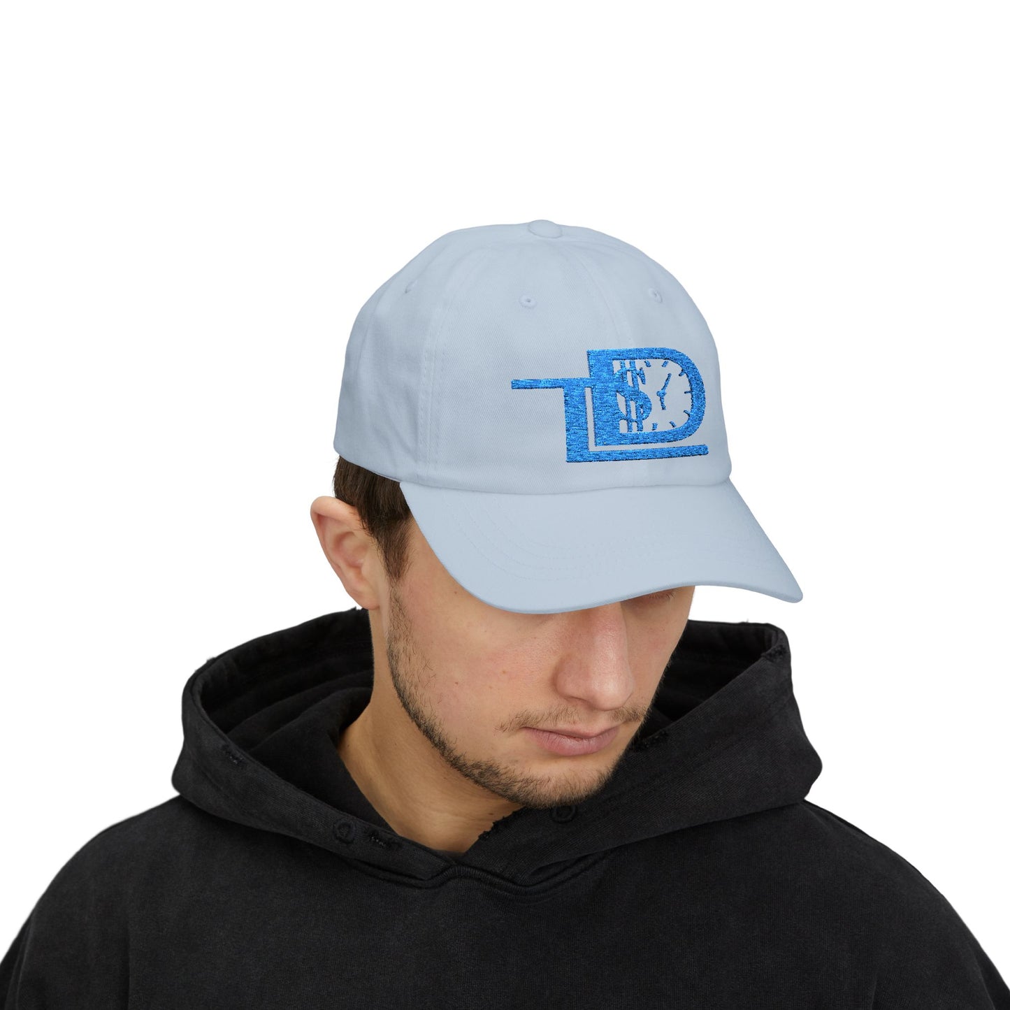 Classic Dad Cap with Funky Clock Design, Adjustable Baseball Hat, Trendy Accessory for Dads, Perfect Gift for Father's Day, Casual Style