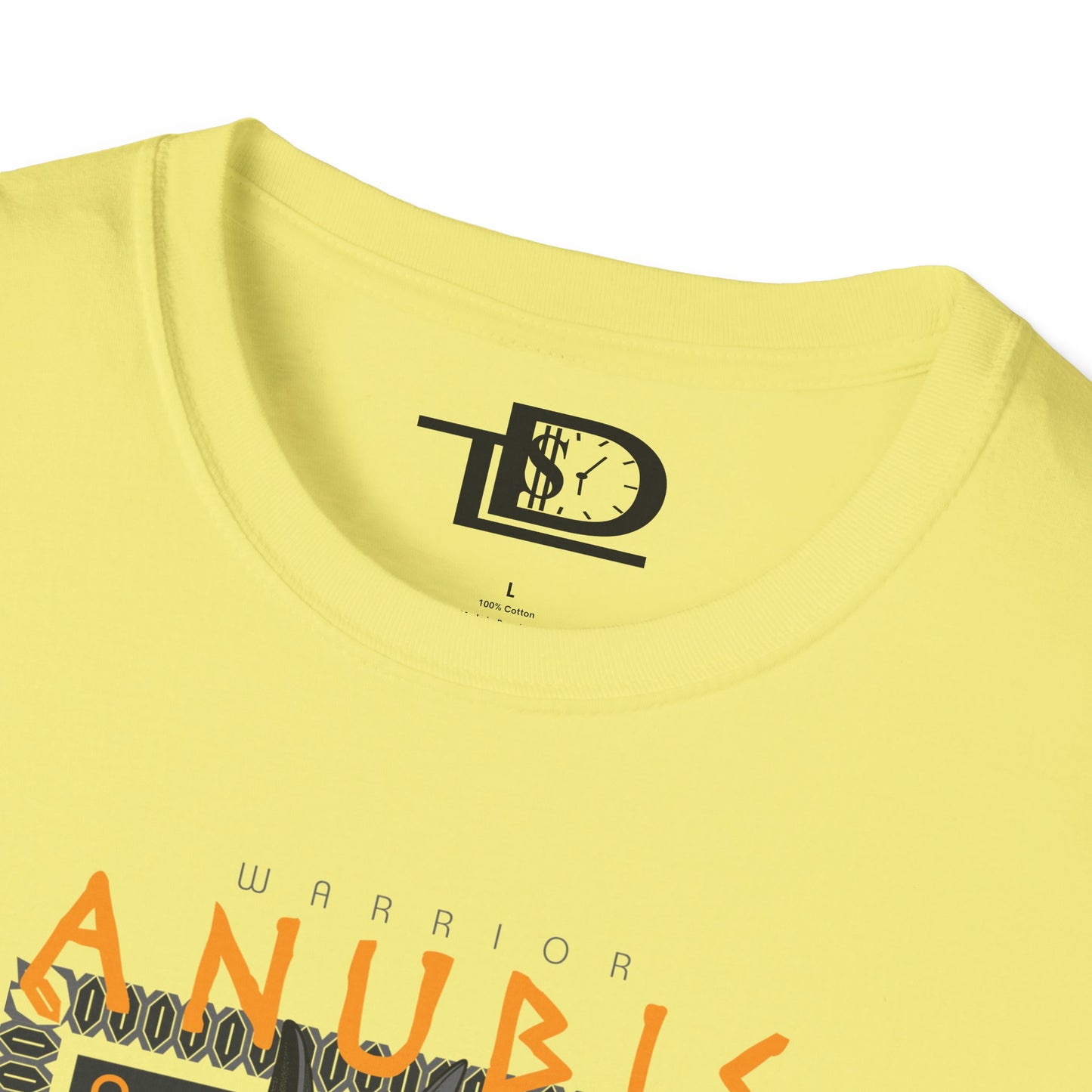 Anubis Unisex Softstyle T-Shirt, Egyptian Mythology Tee, Graphic Tee, Casual Wear for Fans, Gift for Halloween or Birthdays