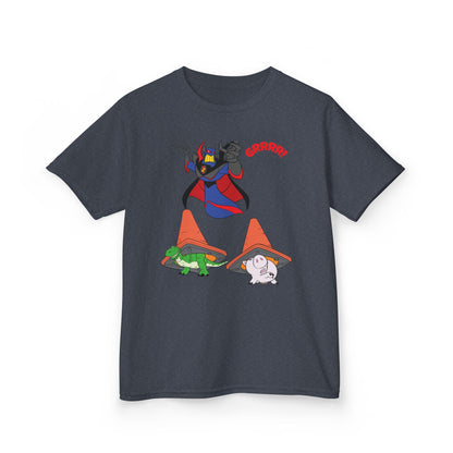 Kids Cartoon Battle Tee - Fun & Unique Grrr! Design