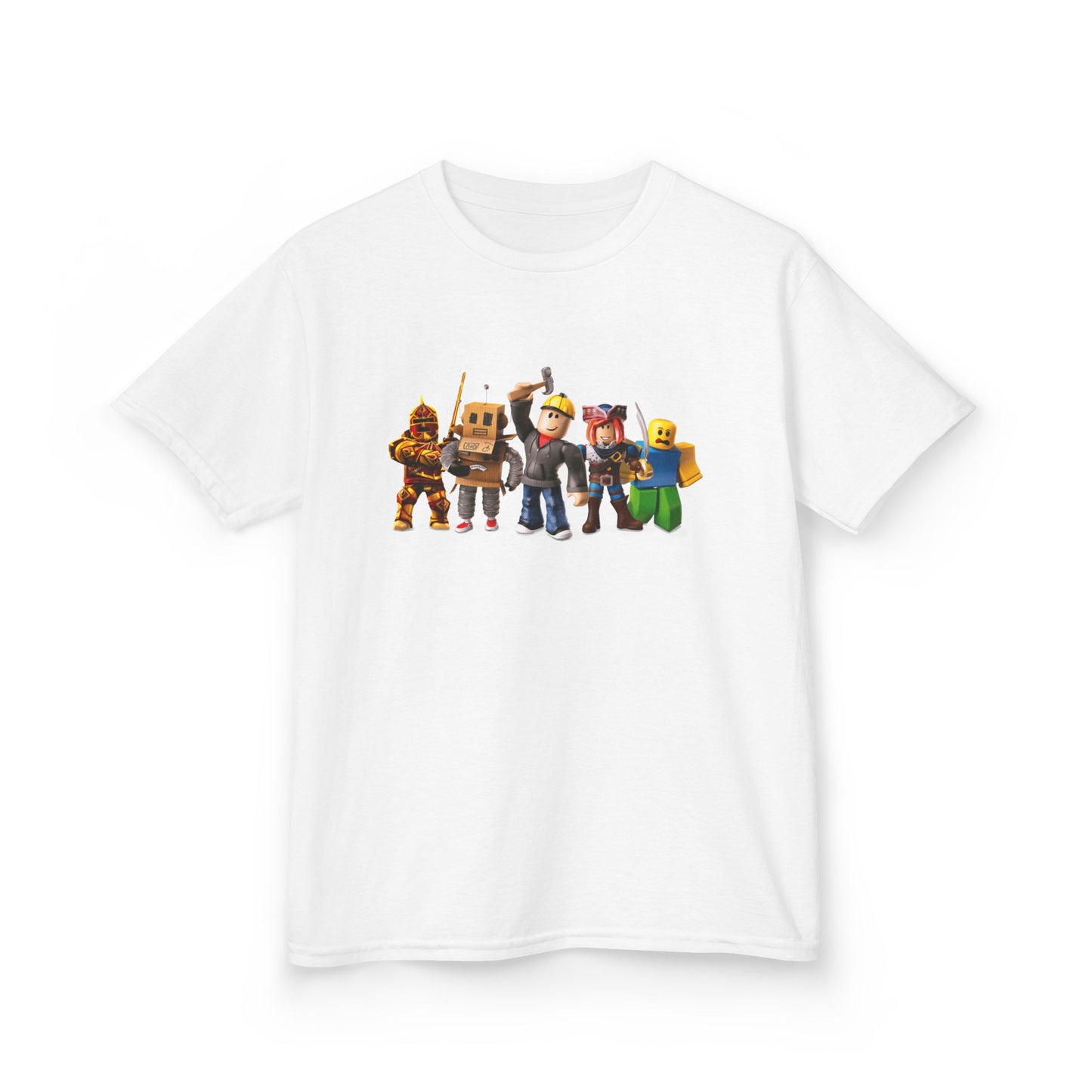 Minecraft Characters Kids Tee, Gamer T-Shirt, Fun Casual Wear, Birthday Gift, Children's Apparel