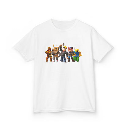 Minecraft Characters Kids Tee, Gamer T-Shirt, Fun Casual Wear, Birthday Gift, Children's Apparel