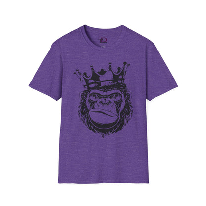 King Status Gorilla T-Shirt | Unisex Softstyle Tee for Casual Wear