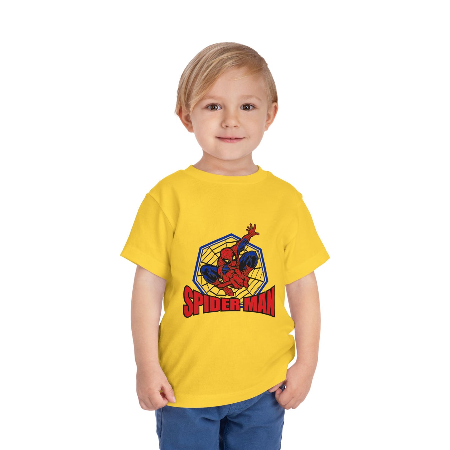 Spider-Man Toddler T-Shirt, Cute Kids Tee, Superhero Birthday Gift, Child's Playwear, Cartoon Apparel