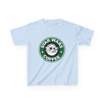 Star Wars Coffee Kids Tee, Fun Graphic T-shirt for Boys & Girls, Perfect for Birthdays, Star Wars Fans, Casual Wear