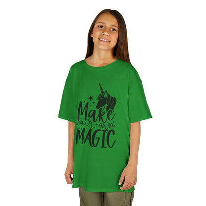Kids Unicorn Magic Tee - 'Make Your Own Magic' Cotton Shirt