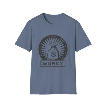 Money Bag Graphic Unisex T-Shirt - Perfect for Hustlers and Entrepreneurs
