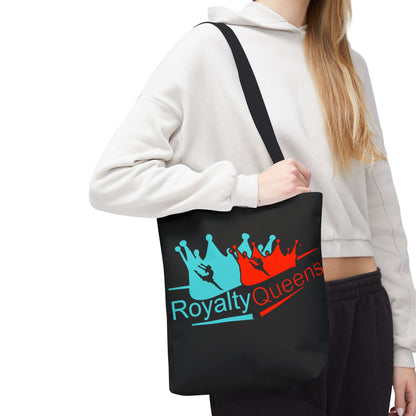 Royalty Queens Tote Bag - Stylish Dance Bag, Gift for Dancers, Reusable Grocery Tote, Unique Dance Accessories, Fashionable Beach Bag
