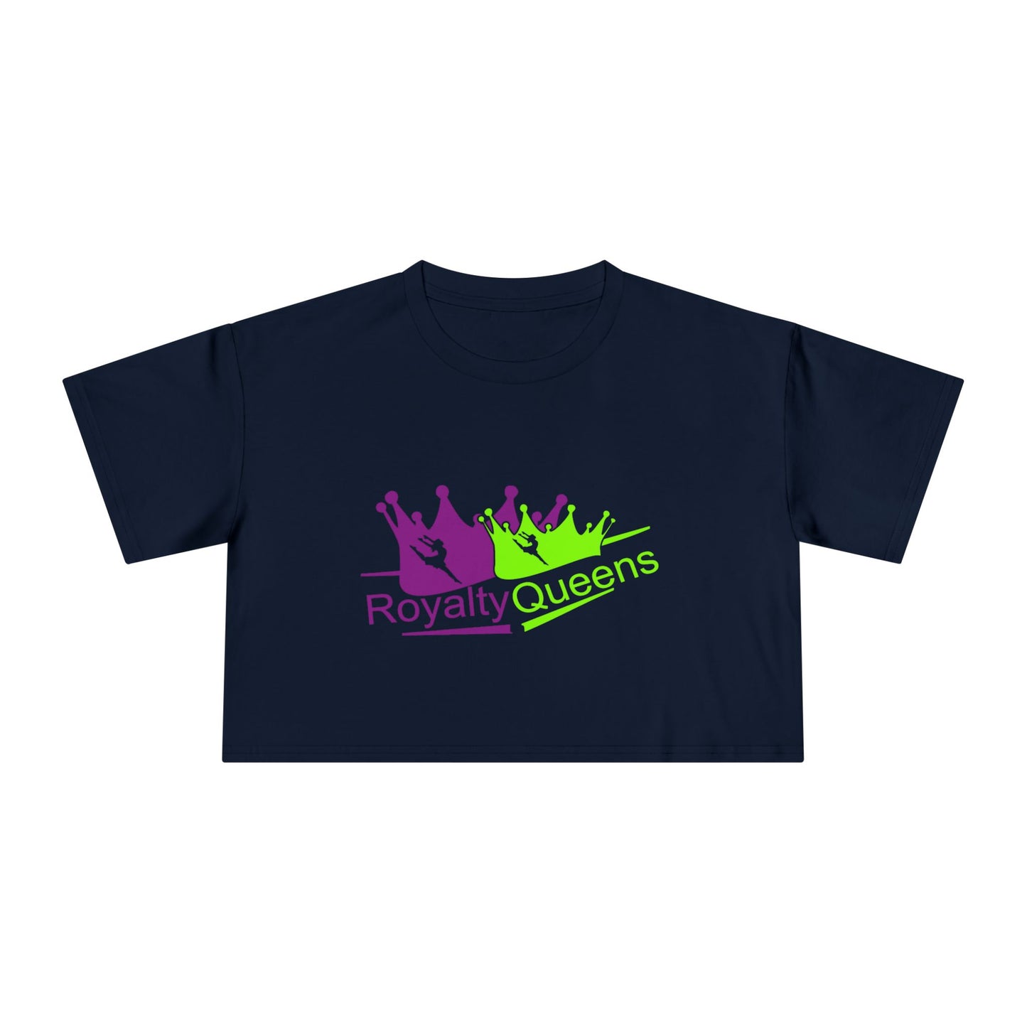 Royalty Queens Graphic Women's Crop Tee, Trendy Top, Gift for Her, Summer Outfit, Casual Wear, Birthday Gift