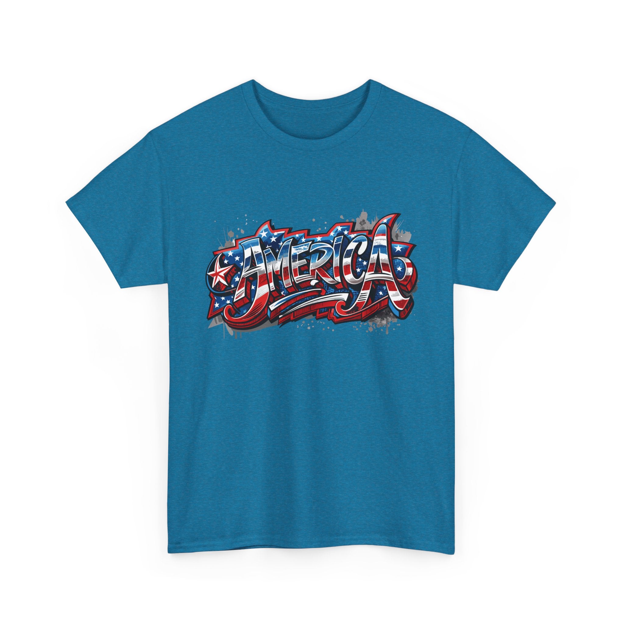 America Graphic Unisex Tee | Casual Wear, Independence Day Gift, Birthday Gift, Summer Outfit, Patriotic Shirt, Unisex Clothing