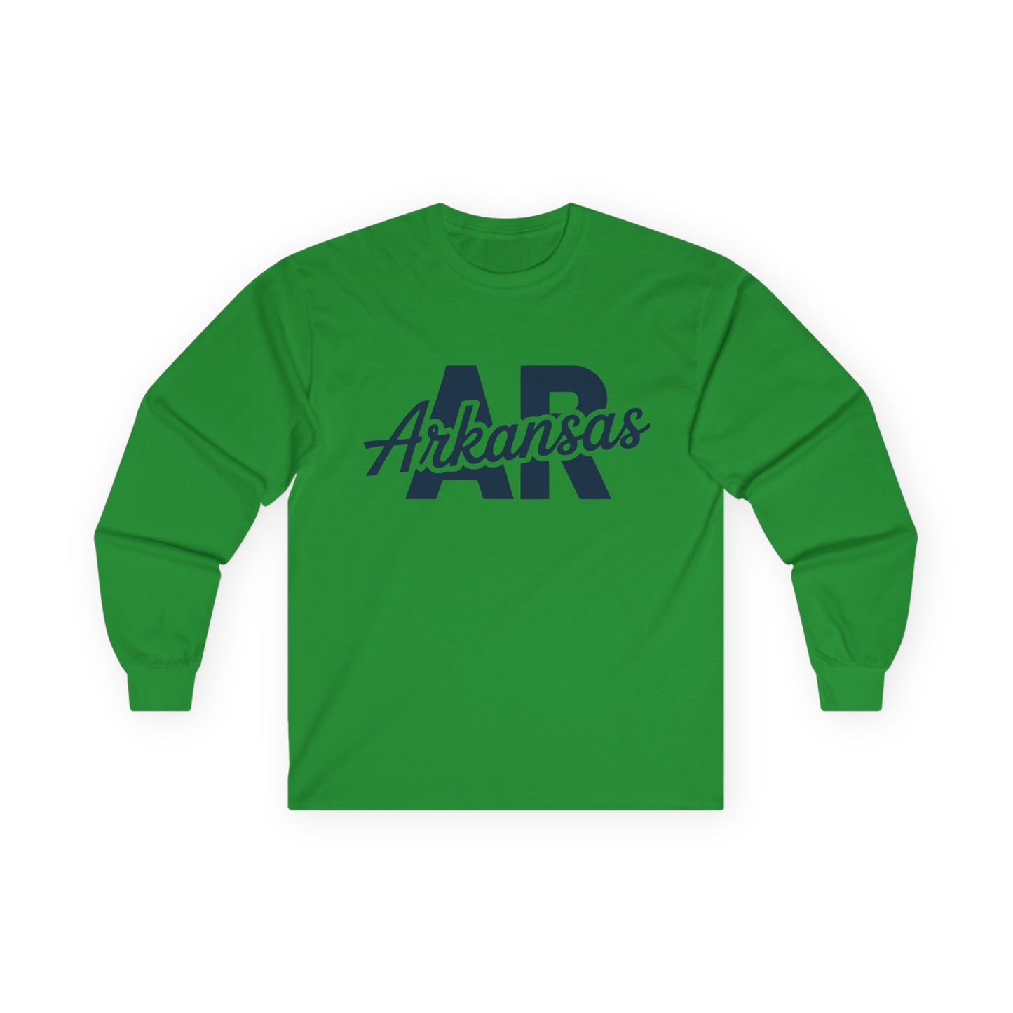 Arkansas AR Script Long Sleeve Tee