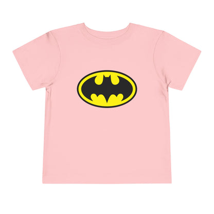 Batman Toddler Short Sleeve Tee - Superhero Shirt for Kids, Birthday Gift, Adventure Wear, Playtime Apparel, Comic Fan Clothing