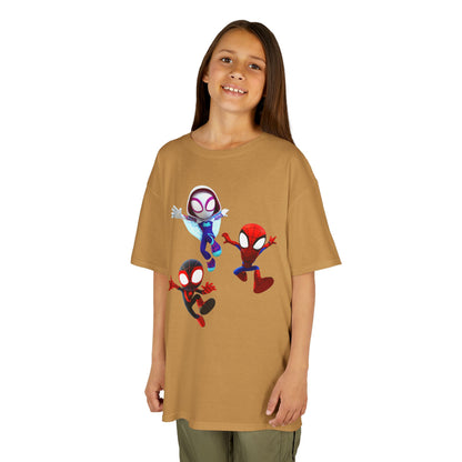 Kids Spider-Man Adventure Tee - Fun and Cozy Cotton T-Shirt for Young Superhero Fans