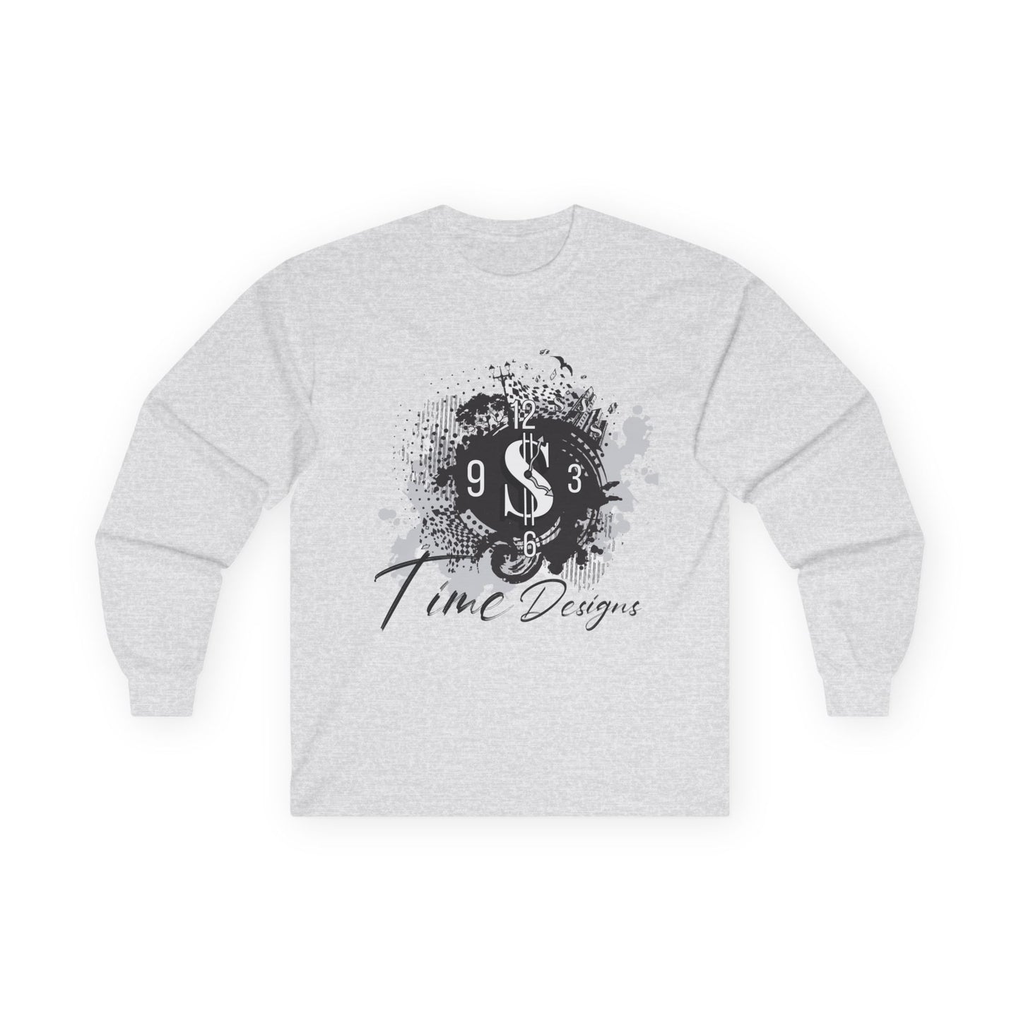 Money Symbol Long Sleeve Tee for Trendsetters