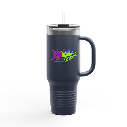 Royalty Insulated Travel Mug | 40oz | Colorful Crown Design | Holiday Gift | Road Trip Mug | Coffee Lover's Essential