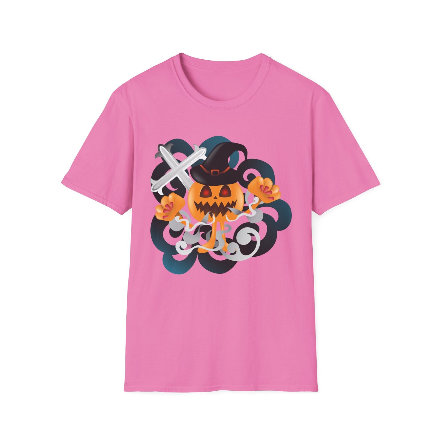 Halloween Pumpkin Graphic Tee, Unisex T-Shirt, Fall Fashion, Spooky Season Shirt, Trick or Treat Apparel, Casual Halloween Outfit