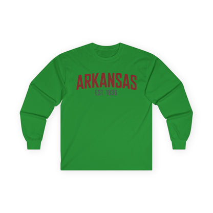 Arkansas Est. 1836 Long Sleeve Tee