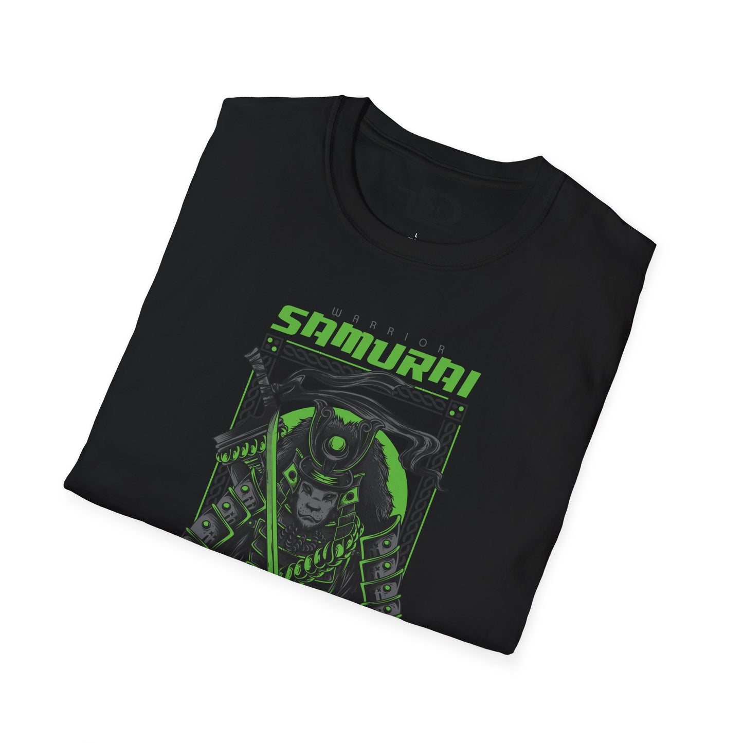 Samurai Graphic Tee, Unisex Softstyle T-Shirt, Anime Casual Wear, Gift for Gamers, Streetwear Fashion, Perfect for Conventions
