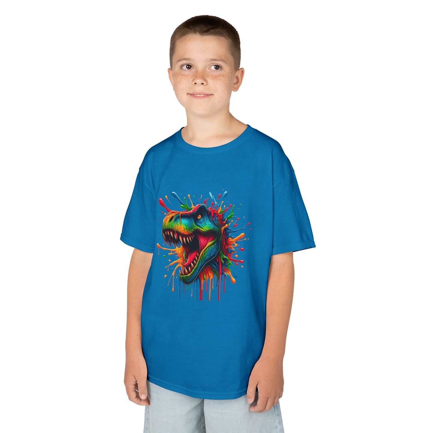 Colorful Dinosaur Kids Heavy Cotton™ Tee