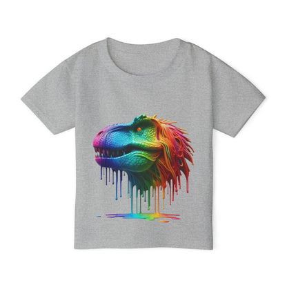 Rainbow T-Rex Toddler T-Shirt - Fun & Colorful Dino Tee for Kids