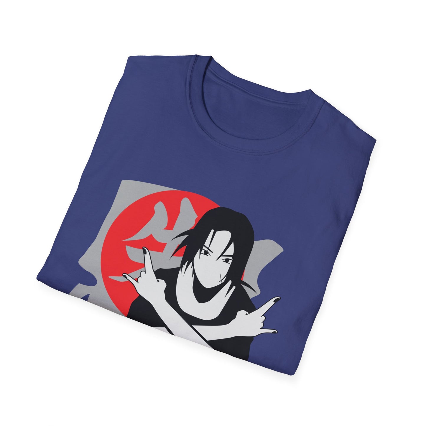 Unisex Softstyle Anime T-Shirt - Iconic Itachi Design