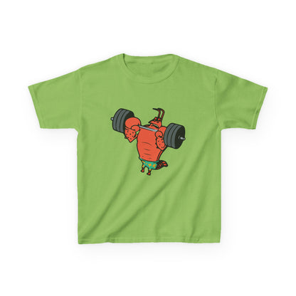 Kids Fitness Lobster Tee, Funny Kids T-Shirt, Gym Humor Tee, Nautical Theme Shirt, Gift for Young Athletes