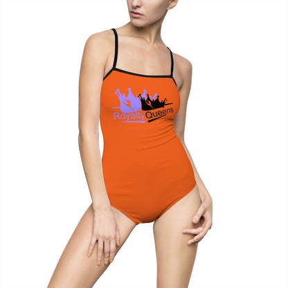 Royalty Queens Women's One-Piece Swimsuit, Beachwear, Pool Party, Summer Fashion, Vacation Essentials, Swimwear Gift