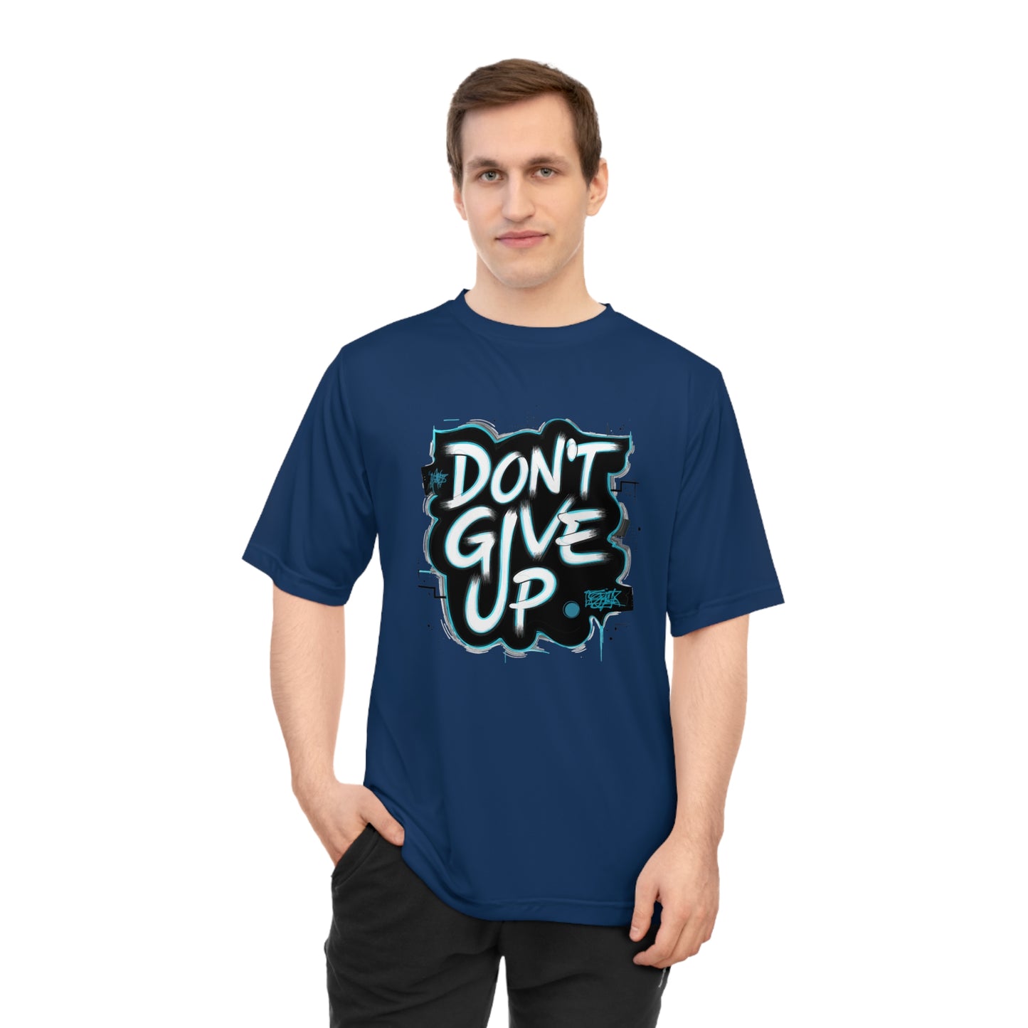 Motivational Graphic T-shirt - Unisex Sport Tee with 'Don't Give Up' Design, Fitness Wear, Gym Shirt, Inspirational Clothing, Workout [...]