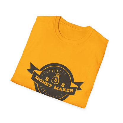Money Maker Unisex Softstyle T-Shirt - Trendy Casual Wear for Entrepreneurs