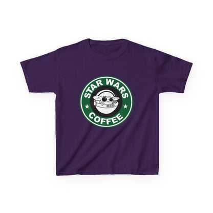 Star Wars Coffee Kids Tee, Fun Graphic T-shirt for Boys & Girls, Perfect for Birthdays, Star Wars Fans, Casual Wear