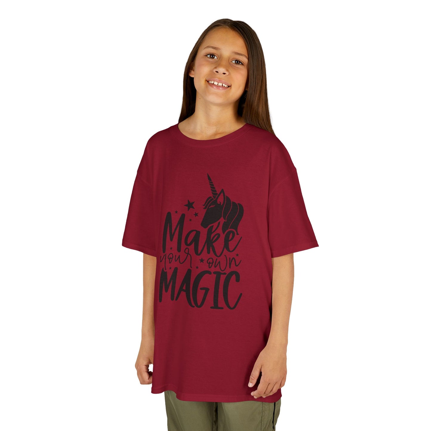 Kids Unicorn Magic Tee - 'Make Your Own Magic' Cotton Shirt