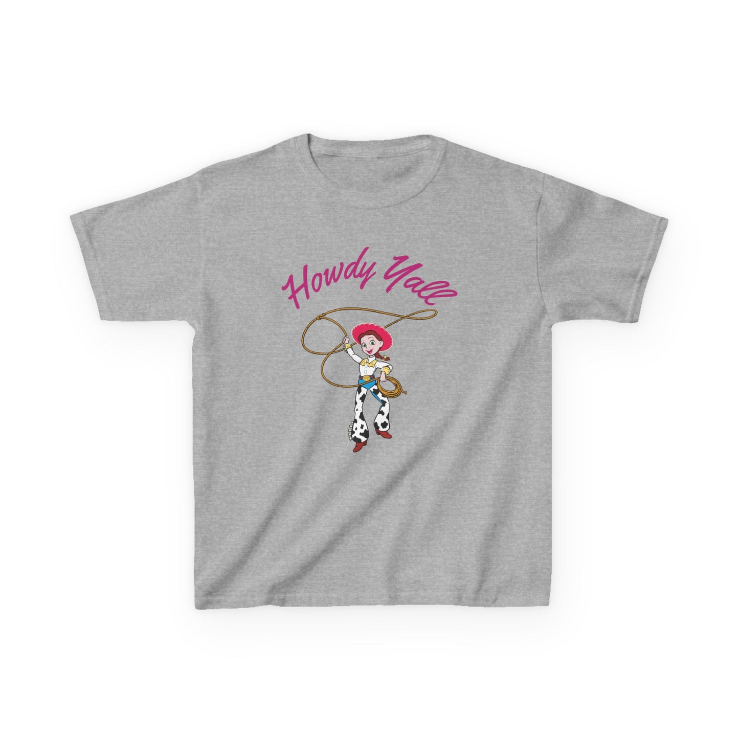 Howdy Y'all Kids Tee - Fun Western Style Cotton T-Shirt for Kids